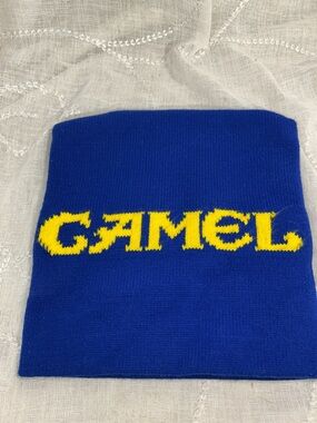 Camel vintage knitted hat